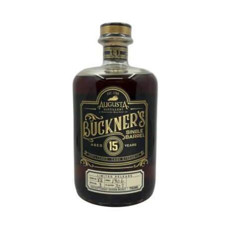 Augusta Distillery Buckner's Single Barrel Bourbon 15 Year Barrel 88 140.6 Proof Hazmat
