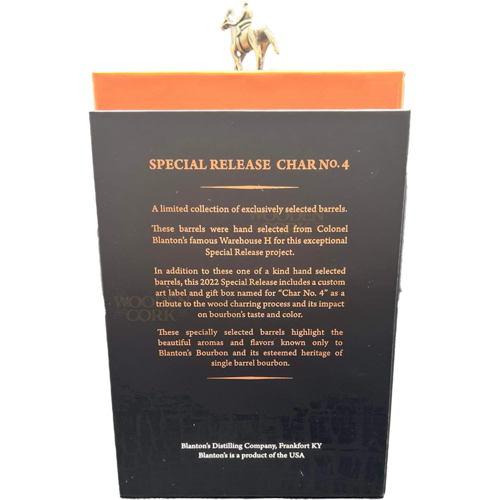 Blanton’s Char No. 4 2022 Special Release - Image 5