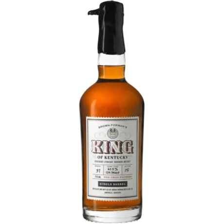 King Of Kentucky 15 Year Old Bourbon 2022 Release Single Barrel #27 127.5 Proof