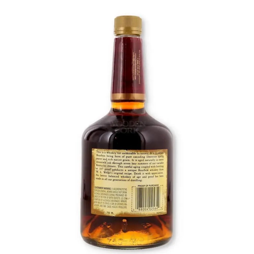 Old Weller Antique Original 107 Brand 7 Year Old Bourbon 2004 Squat Bottle (Bernheim) 750ml - Image 2