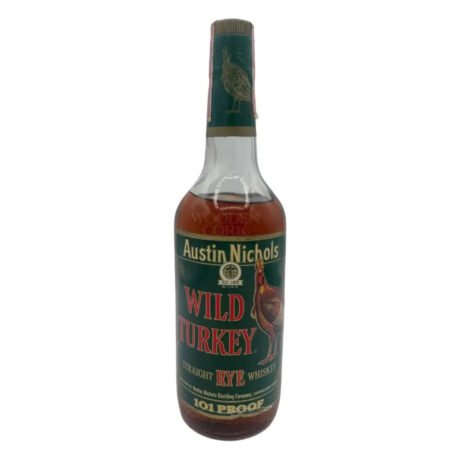 Wild Turkey 101 Proof Christmas Rye Whiskey 1984 PA Distilled